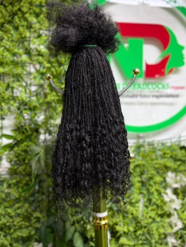 Sisterlocs extensions 100% natural Carefully handcrafted with Afro kinky bulks human hair extensions