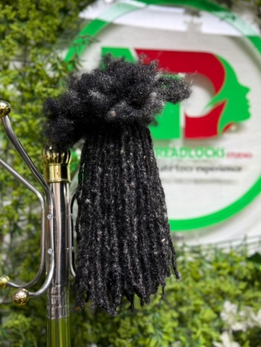 Sisterlocs extensions 100% natural Carefully handcrafted with Afro kinky bulks human hair extensions3